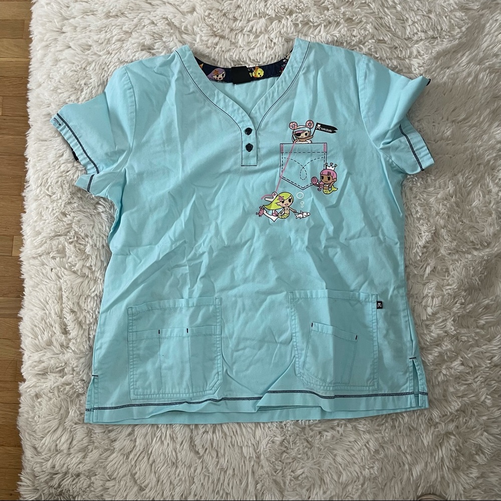 Tokidoki scrub top